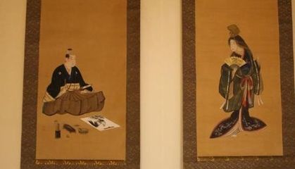半田小栗家と萬三