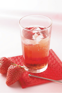 いちごのお酒 ソーダ割り